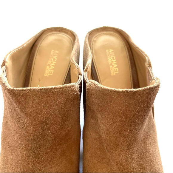 Micheal Kors Braden Suede Mule Booties - Picture 7 of 7